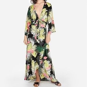 Tropical top and skirt set